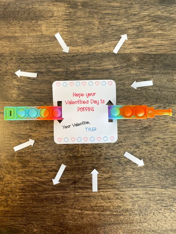 Valentines Pop It Bracelet