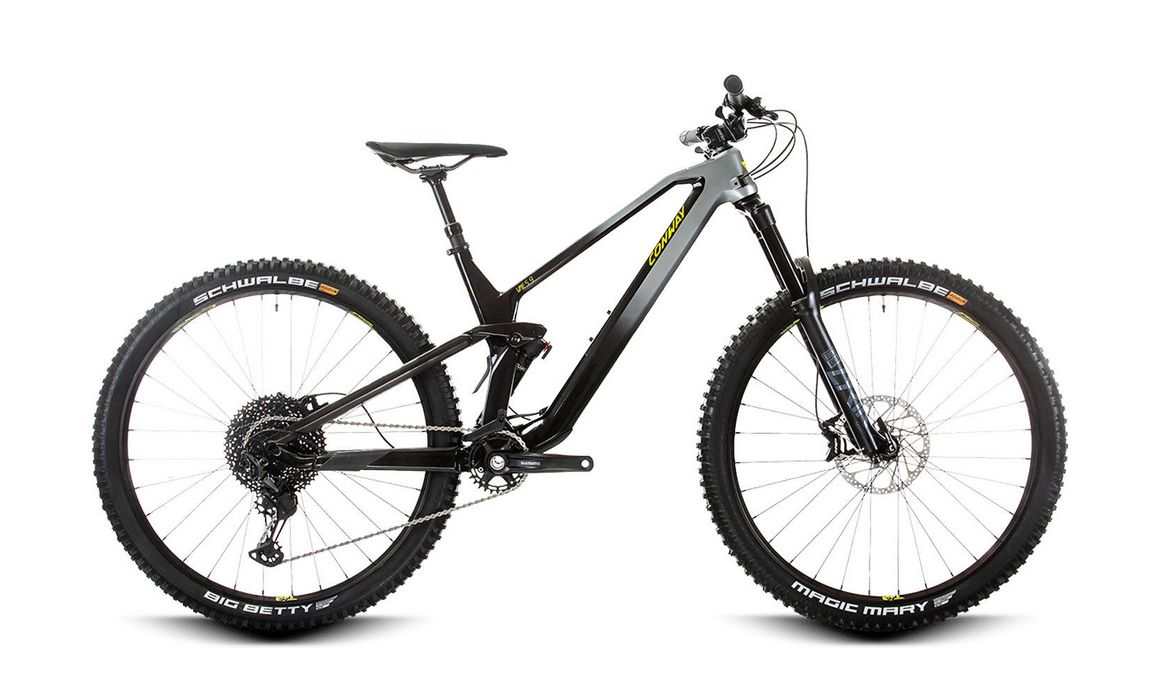 CONWAY MTB Full-Suspension CONWAY MTB Full-Suspension "WME 5.9" - graphite fade / acid metallic