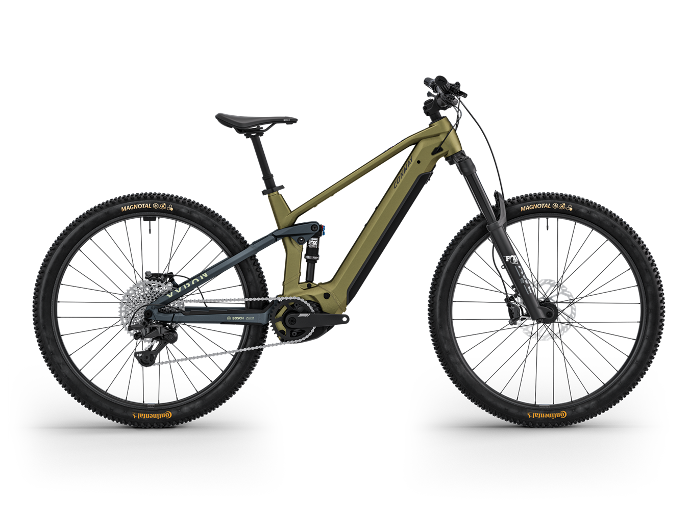 CONWAY Elektro-MTB Full-Suspension CONWAY Elektro-MTB Full-Suspension "Xyron ST 5.0" 2027 - bronze matt / anthracite matt