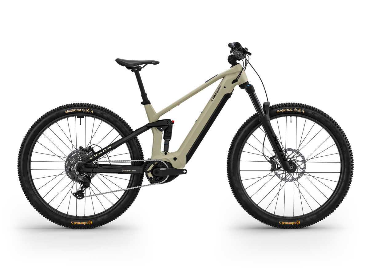 CONWAY Elektro-MTB Full-Suspension CONWAY Elektro-MTB Full-Suspension "Xyron ST 3.0" 2027 - desert matt / black matt