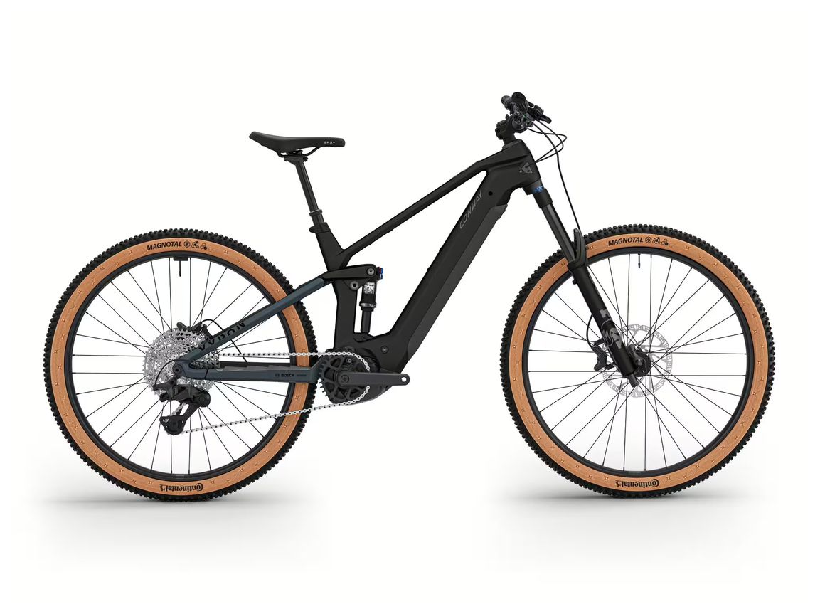 CONWAY Elektro-MTB Full-Suspension CONWAY Elektro-MTB Full-Suspension "Xyron ST 8.0" CARBON 2027 - black matt / anthracite matt