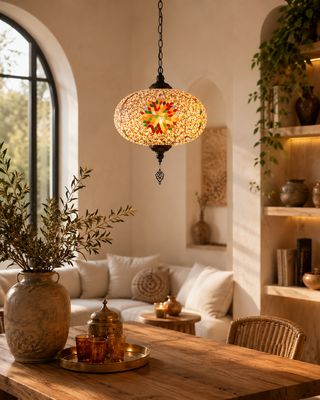 Hanglamp Mozaïek Glas L