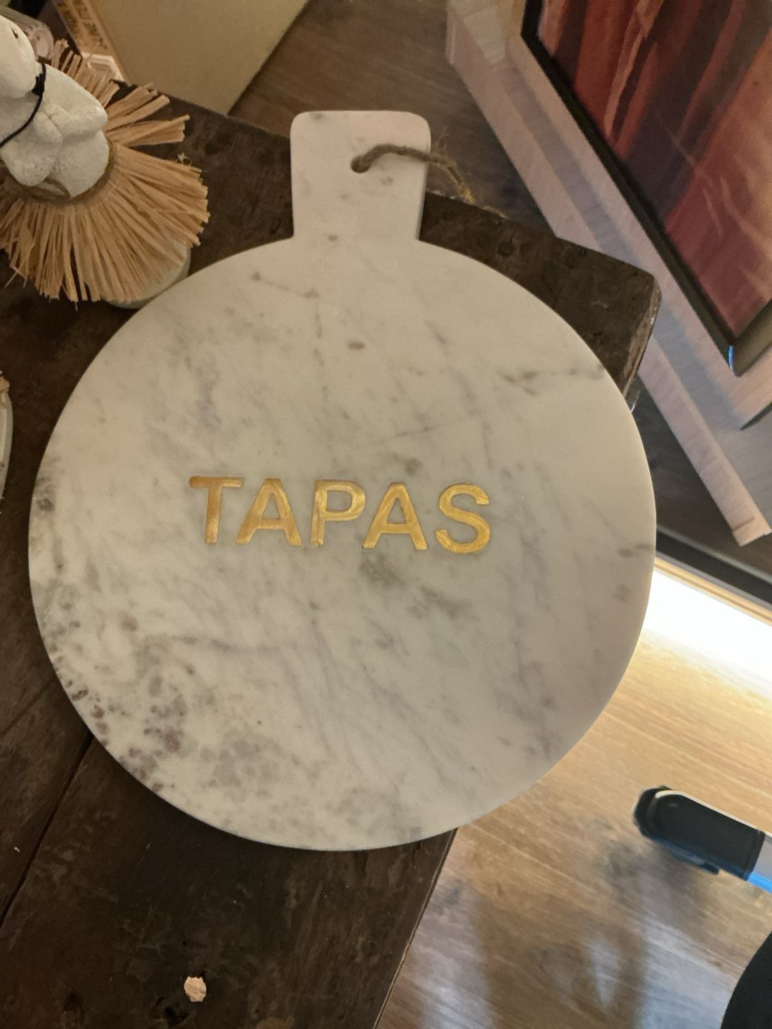 54003 Kaasplank rond apero tapas wit