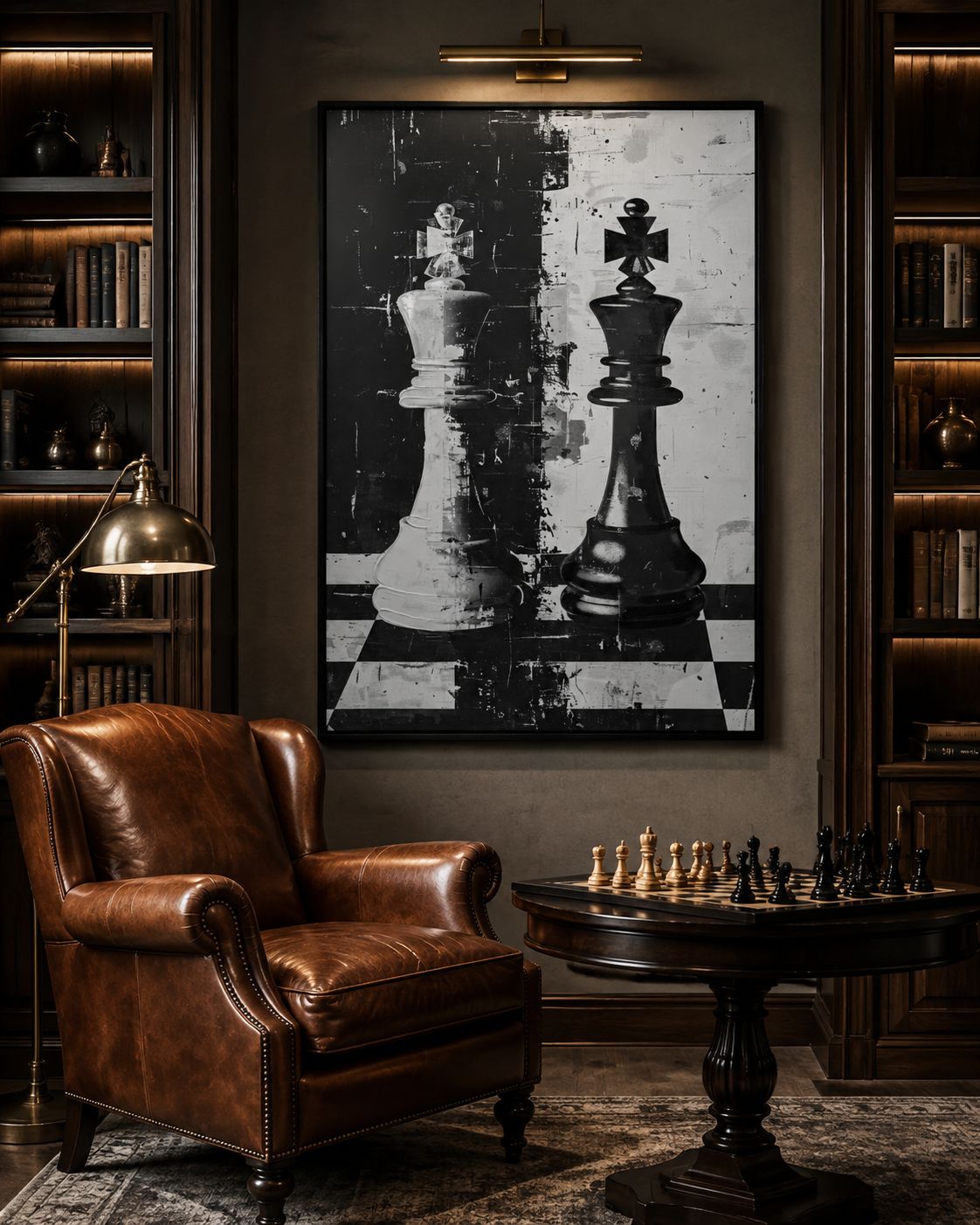 Canvas Chess Set