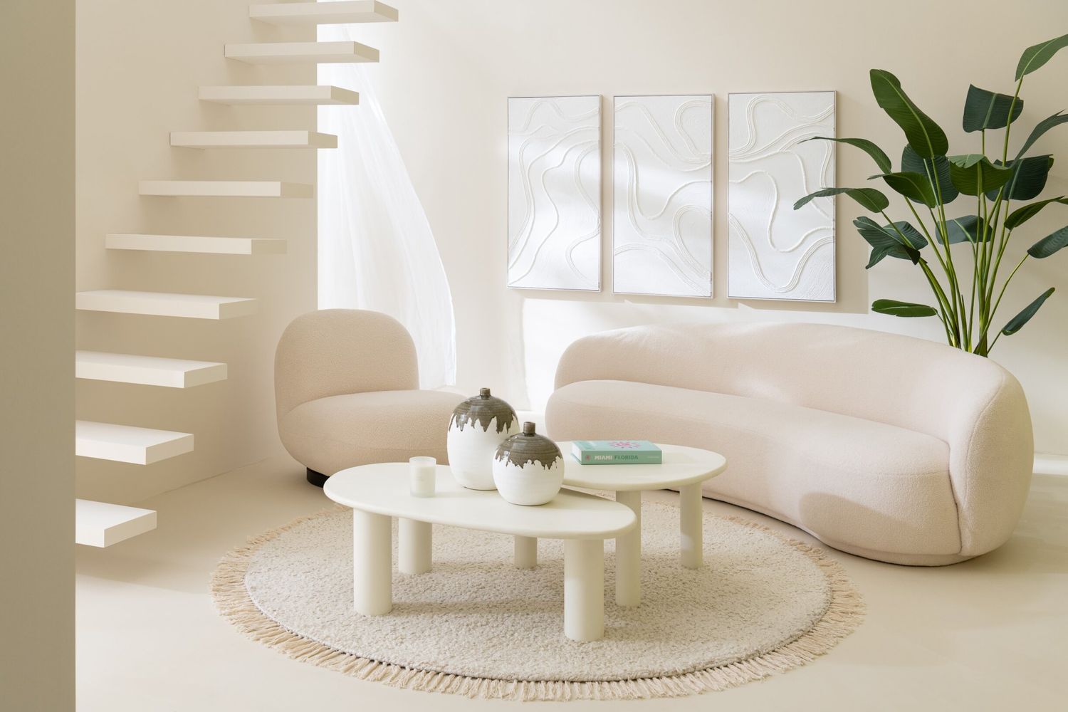 Kiara Teddy Chair, White Kiara Teddy Chair, White