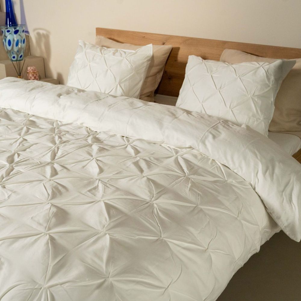 Kayori  Housse de couette Matsu blanche