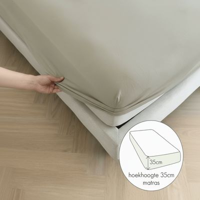 Kayori Fitted Sheet, Saiko  Sand