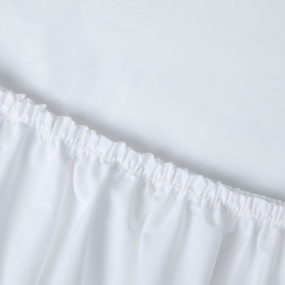 Kayori Fitted Sheet Shizu White
