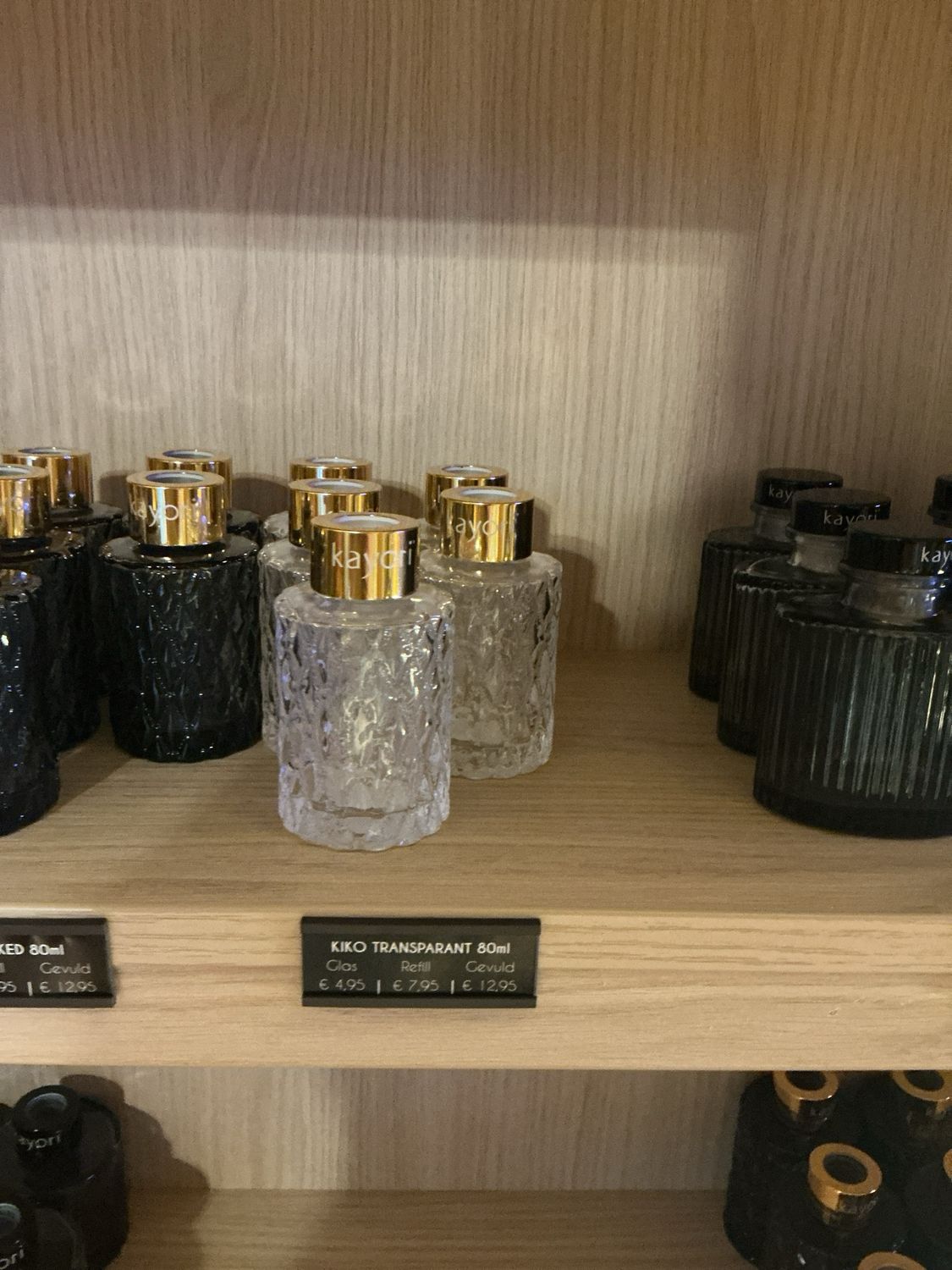 Kayori gevuld Kiko transparant 80 ml