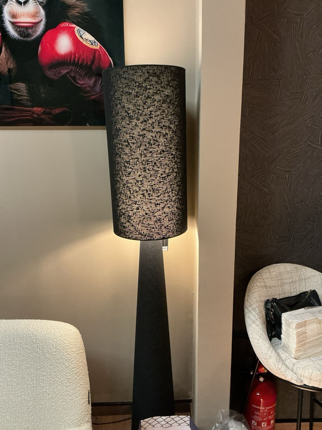 160028 attica lamp L zwart