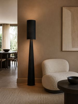 Attica Staanlamp  zwart