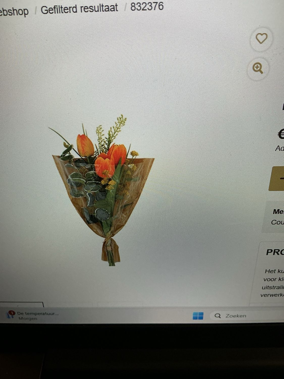832376 boeket tulp tulipa oranje