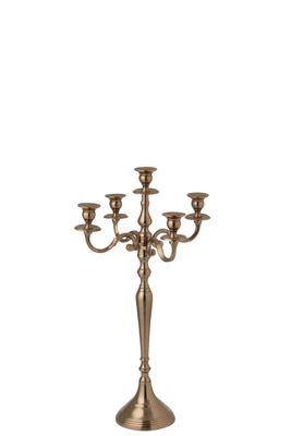 aluminum gold candlestick S