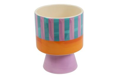 Bloempot Stripes L veelkleurig Bloempot Stripes L veelkleurig