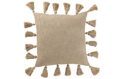Kussen gewoven kwasten