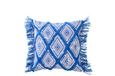 Kussen Oosters blauw