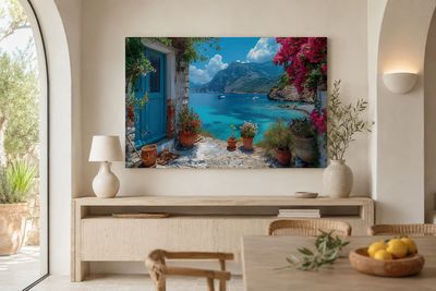 Glasschilderij La Bella Italië