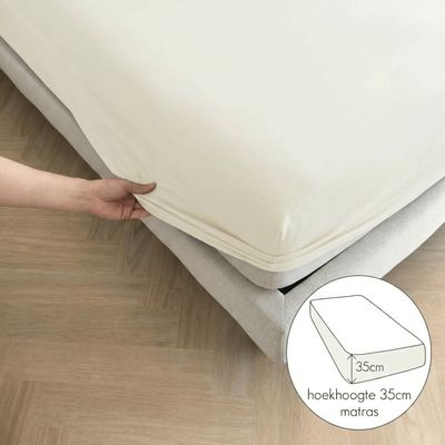 Kayori  Fitted Sheet, Sota Tencel Off-White