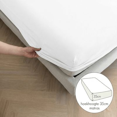 Kayori Fitted Sheet, Sota Tencel White