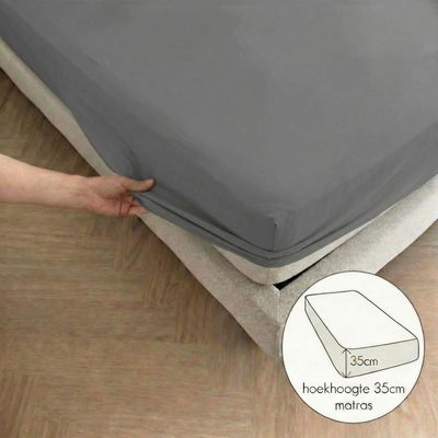 Kayori Fitted Sheet Sota Tencel, Anthracite