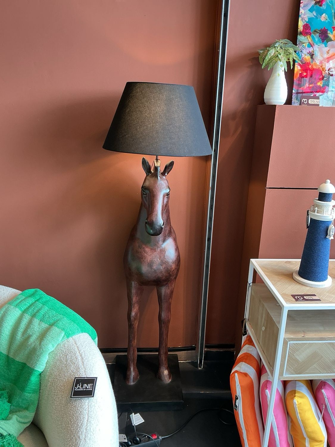 Staanlamp paard