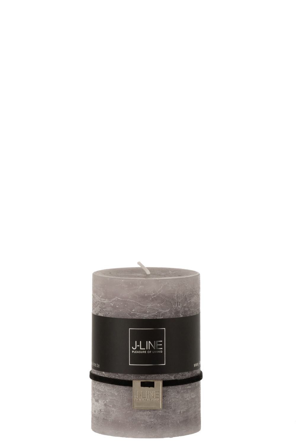 Dark Gray Cylinder Candle, 39 Hours