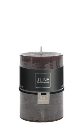 Cilinderkaars bruin/zwart 39u