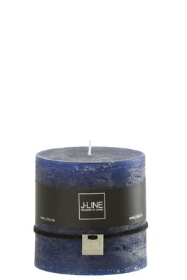 Cilinderkaars donkerblauw 64h