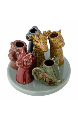 Piero Vase, Multicolore, Grès