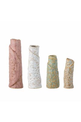 Temple Vase, Multicolore, Grès