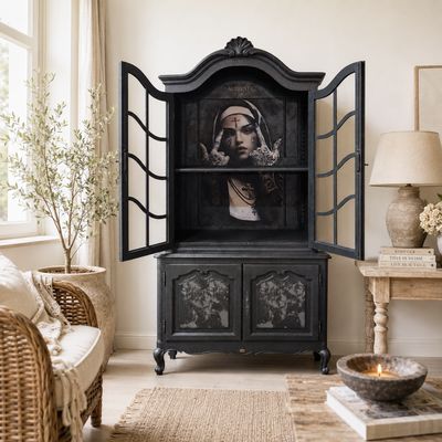 Restored display cabinet
