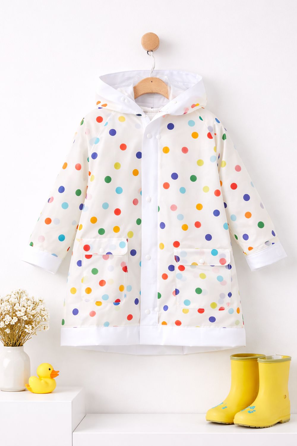 ​Rainbow Dots Adventure Raincoat