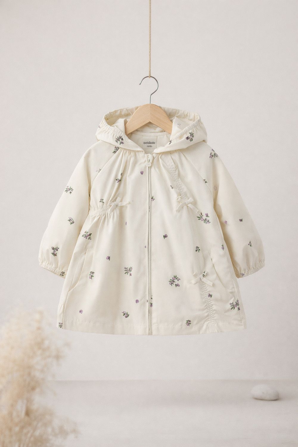 ​Petal Mist Hooded Raincoat