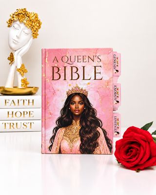 A Queens Bible with Bible Tabs
