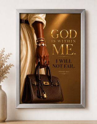 God Is Within Me Wall Art