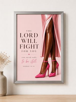 The Lord Will Fight For You Wall Art