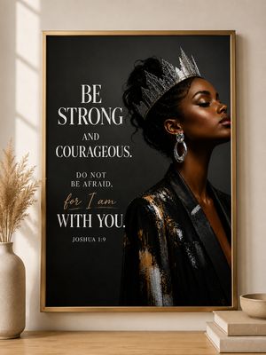 Be Strong and Courageous- Wall Art