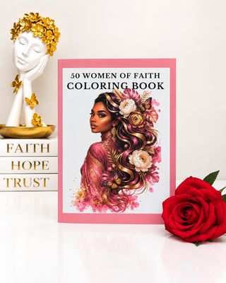 50 Women Of Faith Coloring Book