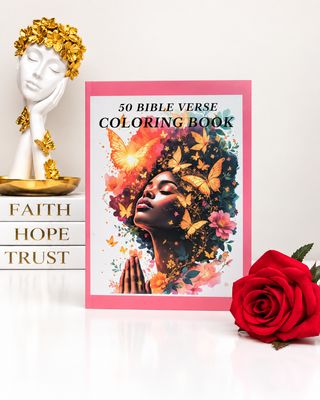 50 Bible Verse Coloring Book