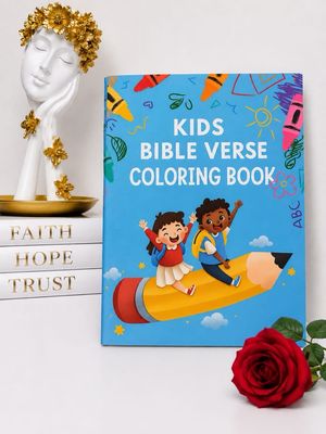 Kids Bible Verse Coloring Book