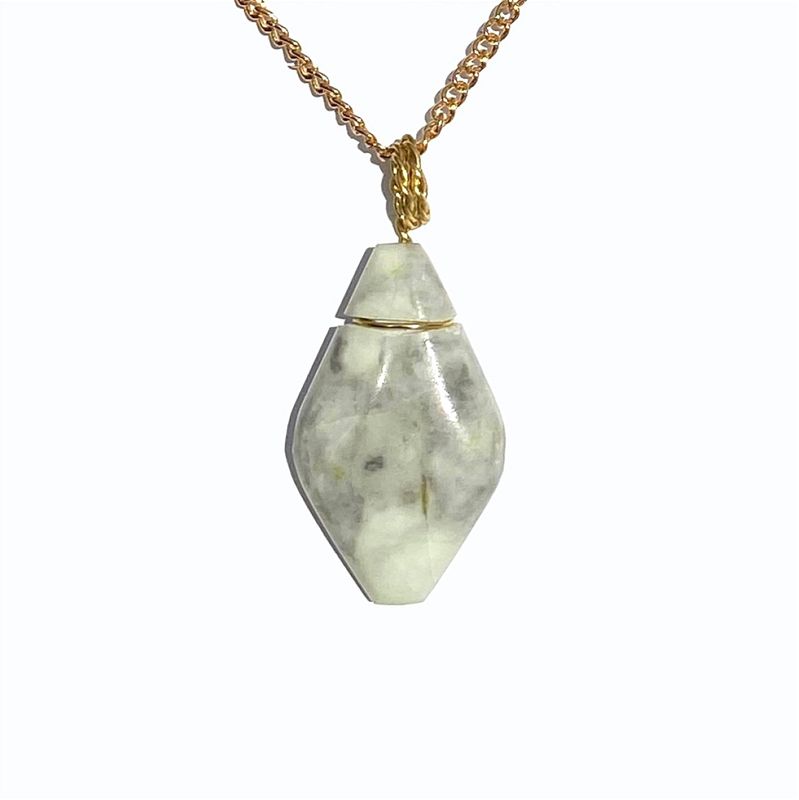 ​"Jasper No. 7" Stone Pendant