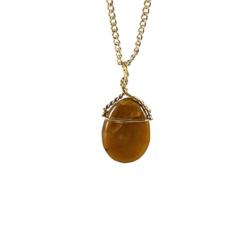 ​&quot;Translucent No. 4&quot; Stone Pendant