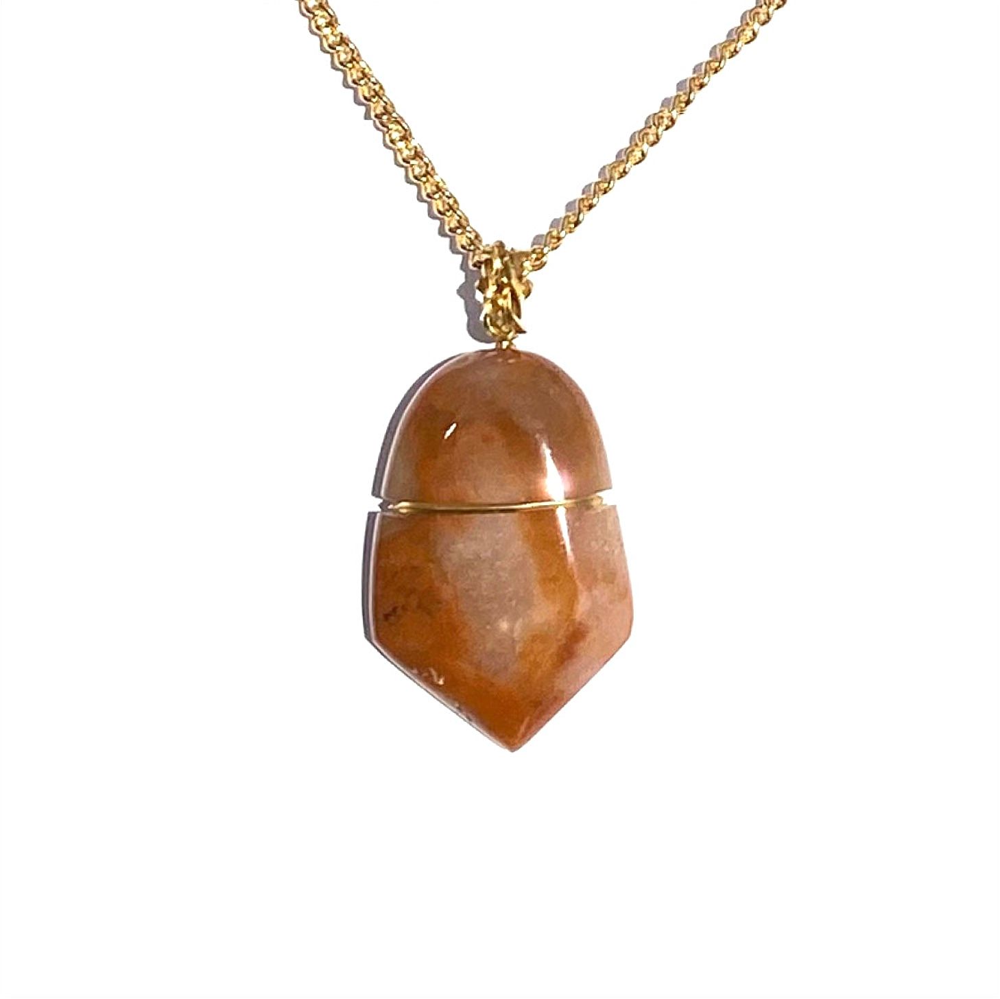 ​&quot;Agate No. 4&quot; Stone Pendant