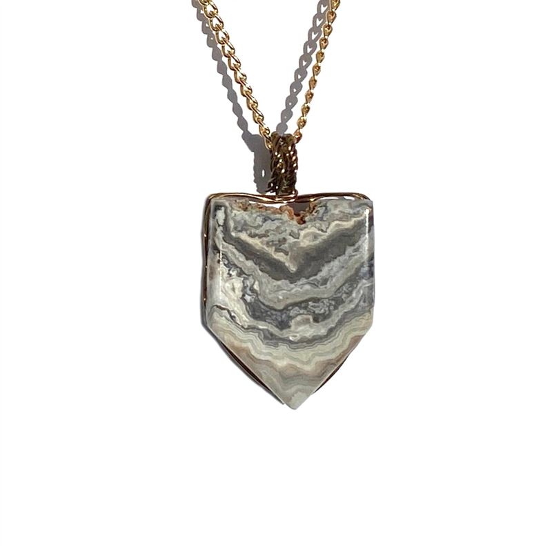 ​&quot;Agate No. 3&quot; Stone Pendant