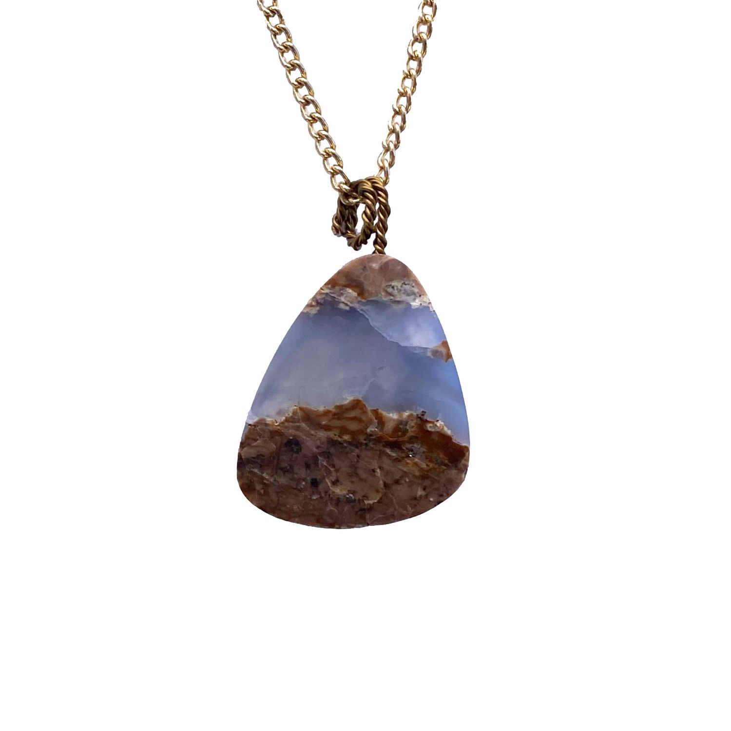 ​&quot;Agate No. 9&quot; Stone Pendant