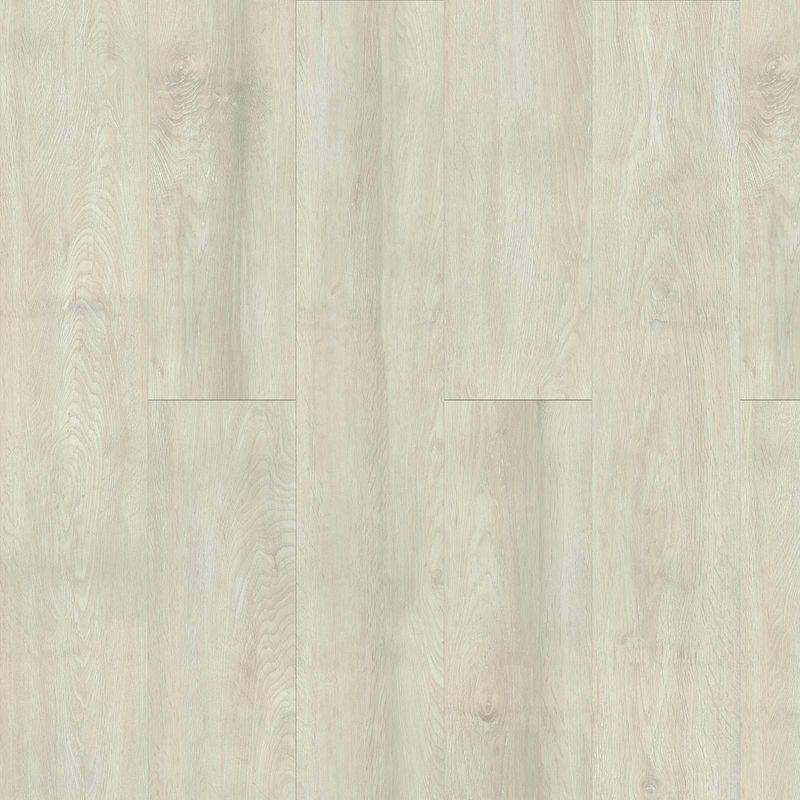 Klick-Vinyl in weißer Holzoptik. Foto einer verlegten Fläche. Targaryen