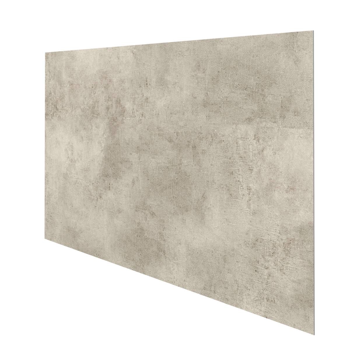 Wandpaneel in matter Oberfläche mit beiger Betonoptik. 120 x 60 cm