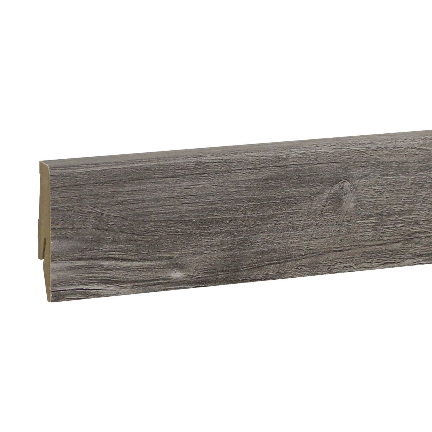 Sockelleiste in grauer Eichenholzoptik