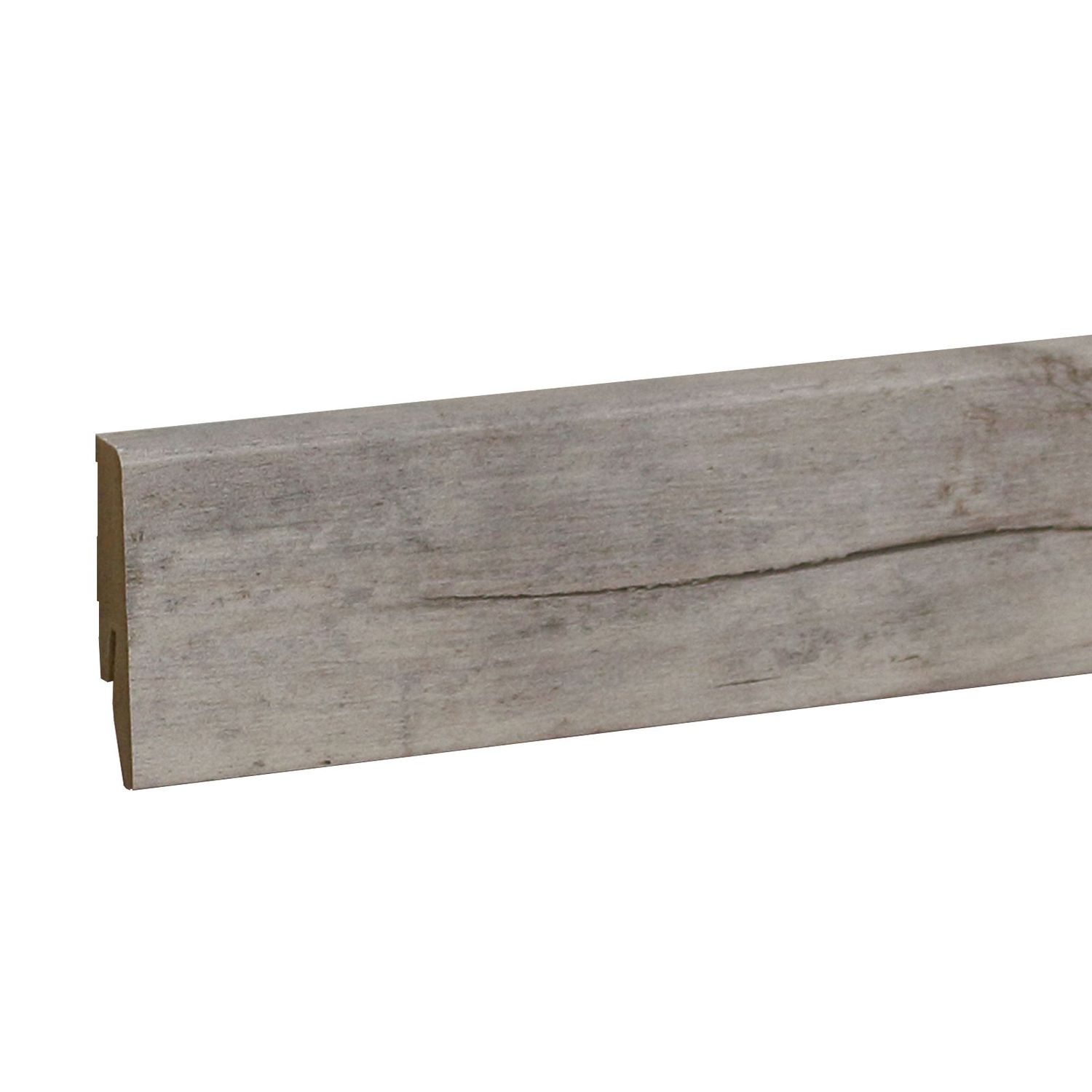 Sockelleiste in grauer Eichenholzoptik