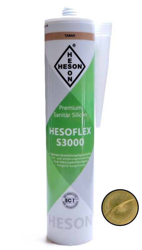 Silikon in der Farbe Braun (Tabak) in einer Kartusche